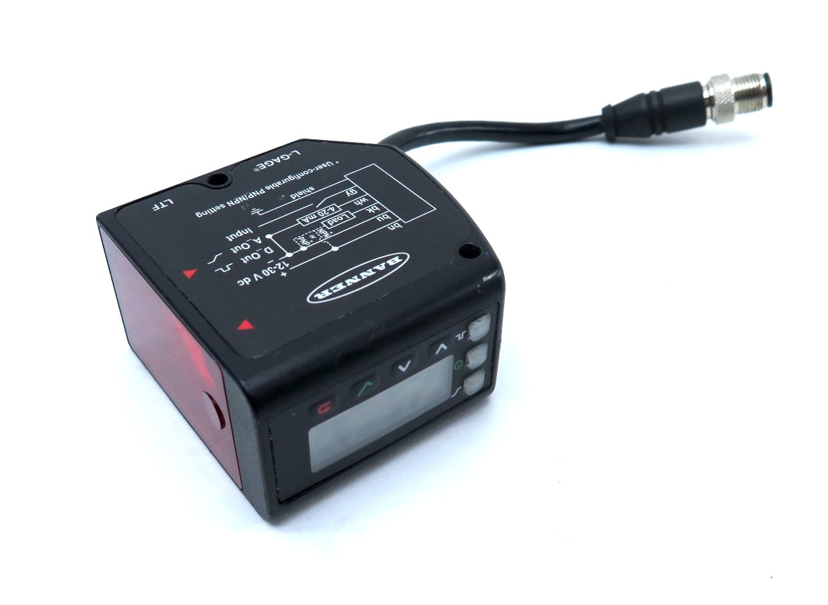 Banner LTF12IC2LDQP L-Cage LTF Time Or Flight Laser Distance Sensor ...