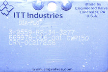 Load image into Gallery viewer, ITT Dia-Flo Diaphragm Valve 3-2559-R2-34-3277 3" - Advance Operations