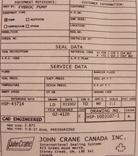 Load image into Gallery viewer, John Crane Mechanical Seal Type 81T DBL 2-7/8" - Advance Operations