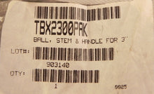 Load image into Gallery viewer, Crane / Hayward Ball, Stem and Handle Kit for 3" Ball Valve TBX2300PAK - Advance Operations