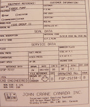 Load image into Gallery viewer, John Crane Mechanical Seal Type 20R 2-1/8" - Advance Operations