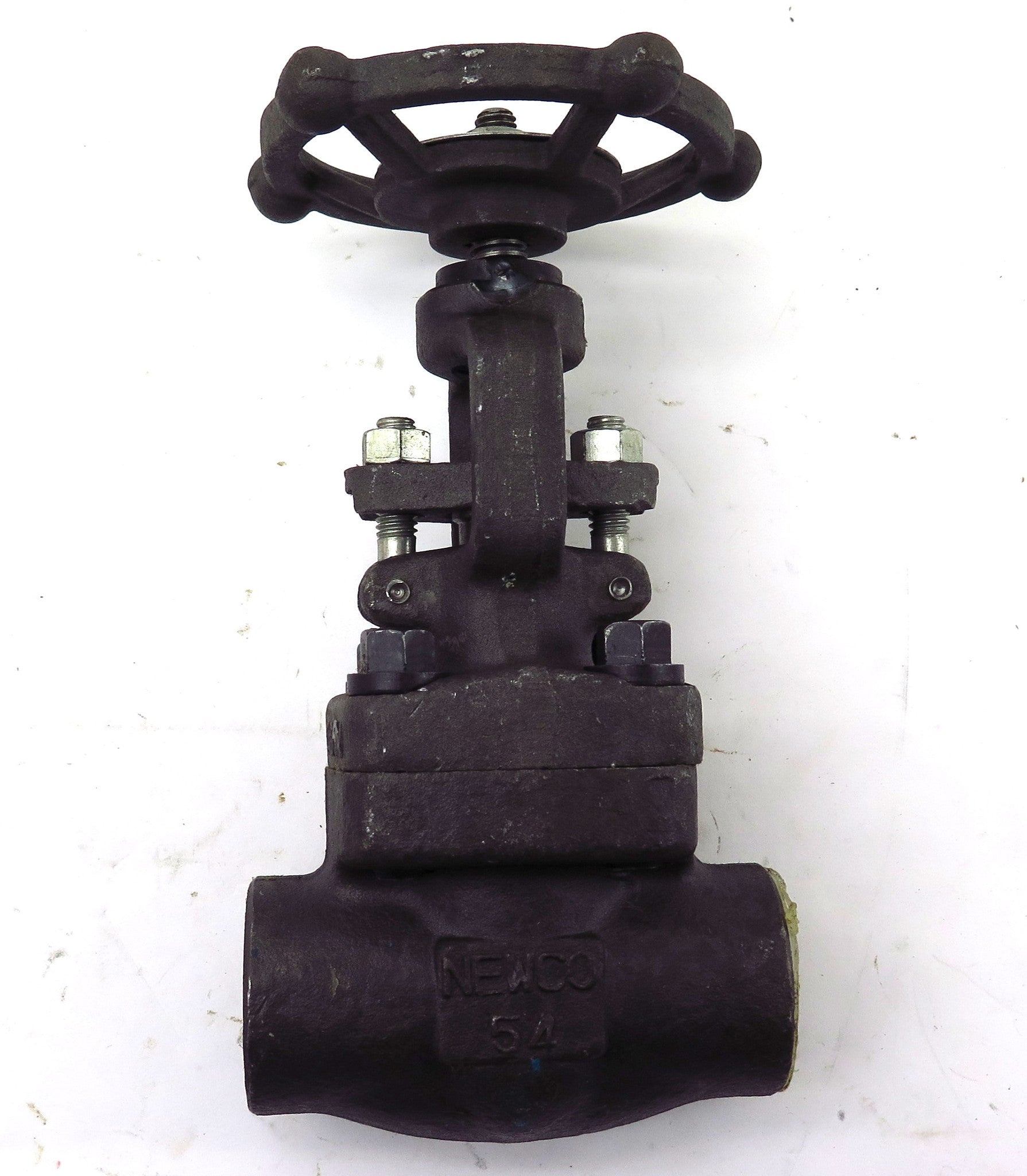 Newco 54 Carbon Steel Globe Valve 28SFS2 1" Socket Weld Class 800 Psi