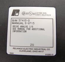 Load image into Gallery viewer, Reliance Electric Drive Analog Module 57405-D - Advance Operations