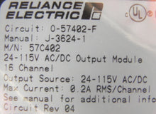 Load image into Gallery viewer, Reliance Electric Digital Output 0-57402-F Free 1 Year Warranty - Advance Operations