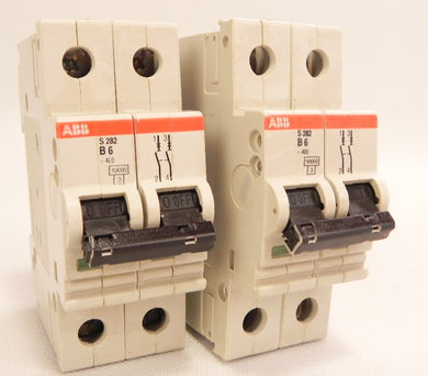 ABB Circuit Breaker S 282 B 6 / S82B6 (Lot of 2) - Advance Operations