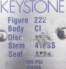 Load image into Gallery viewer, Keystone Butterfly Valve w/ Single Acting Actuator Fig 222 3" - Advance Operations