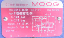 Load image into Gallery viewer, Moog Proportional Valve D656-065D P30DBEBBV0S0N - Advance Operations
