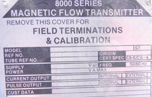 Load image into Gallery viewer, Foxboro Magnetic Flow Transmitter 8000-TA10-G - Advance Operations