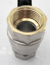 Load image into Gallery viewer, GMR Brass Threaded Ball Valve 3/4" NPT Female Nickel Plated DN20 Lot of 3 Valves - Advance Operations