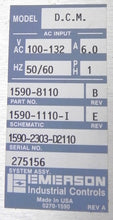 Load image into Gallery viewer, Emerson DCM Enclosure 1590-8110 Rev B - Advance Operations