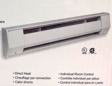 Load image into Gallery viewer, King Electrical Baseboard Heater 2K2403BW 375W 240 VAC - Advance Operations
