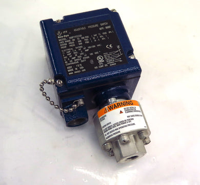 ITT NEO-DYN 98087 Adjustable Pressure Switch 100P17CC3X Incr. 500...1500 Psi - Advance Operations