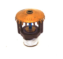 Load image into Gallery viewer, Tyco Brass Upright Sprinkler Head TY7151 Activated @ 286ºF (141ºC) - Advance Operations
