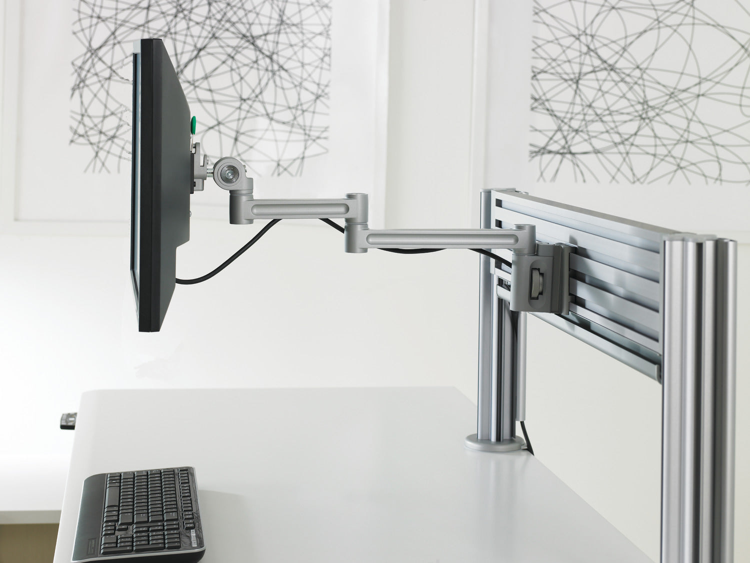 Swerve Dual Monitor Arm – Teknion Store US