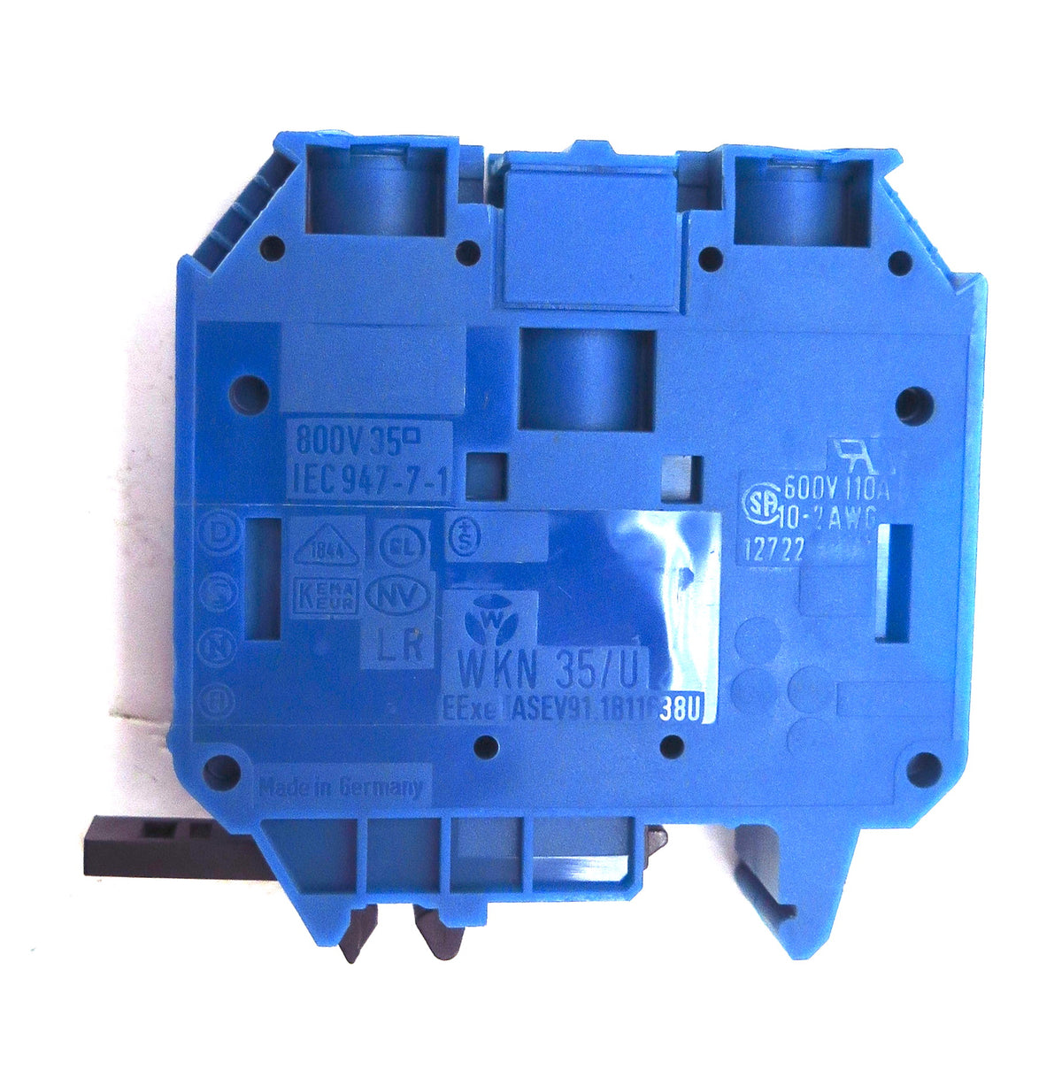 Wieland WKN 35/U Terminal Block 600V 110A (3) - Advance Operations