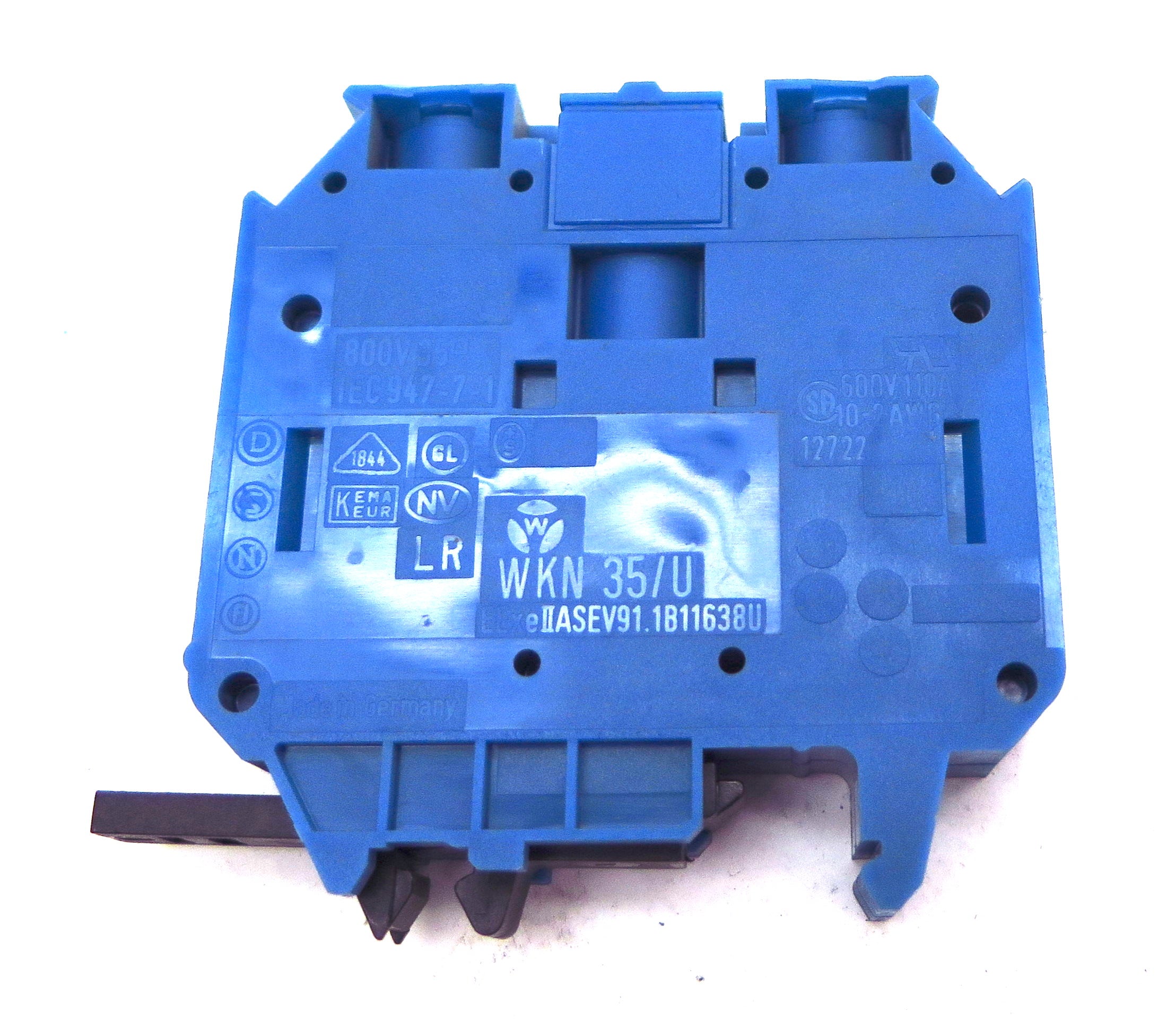 Wieland WKN 35/U Terminal Block 600V 110A (3) - Advance Operations