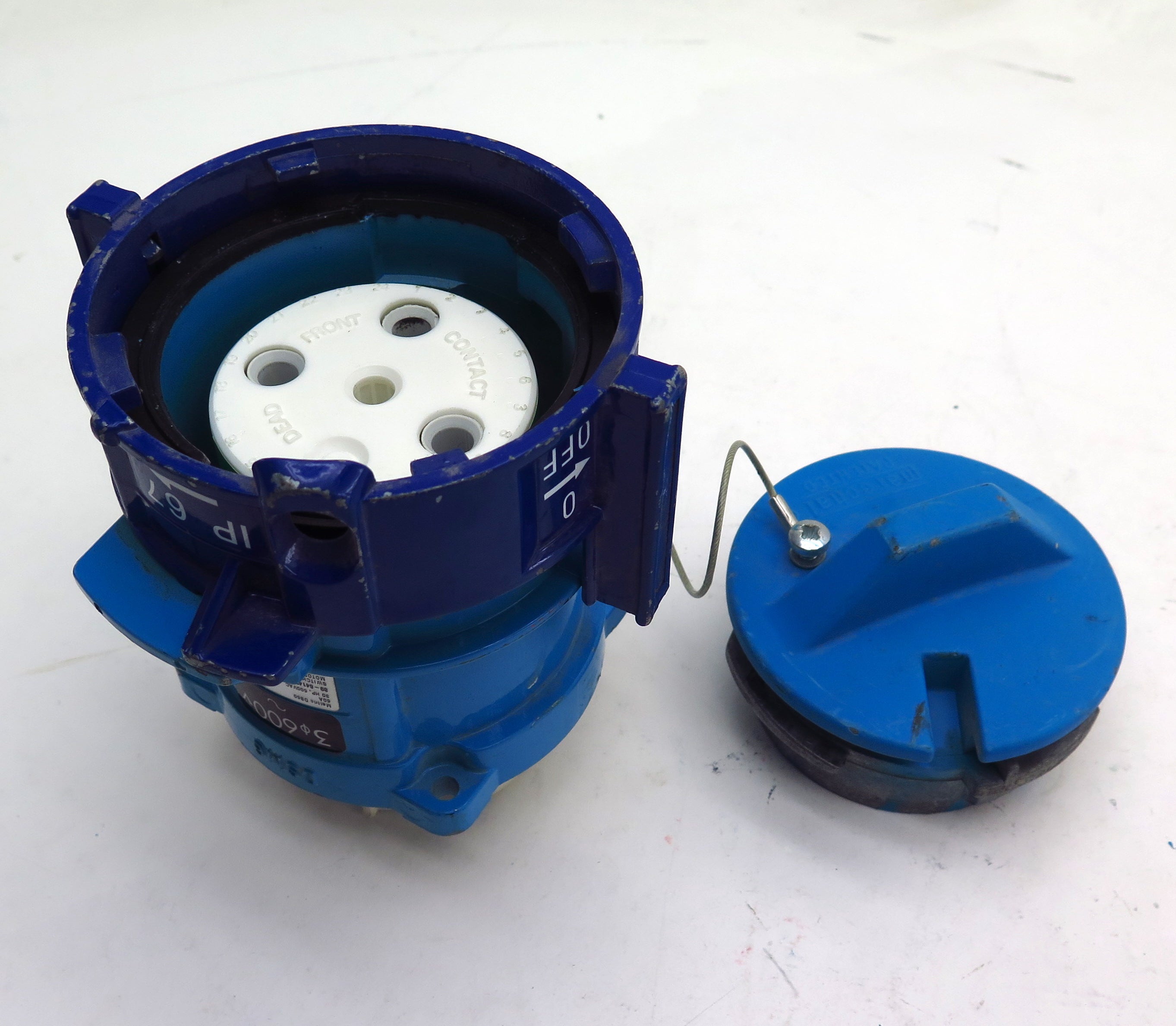 Meltric DB60 89-64143 Receptacle Connector 60A 600Vac 30HP - Advance Operations