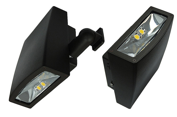 Initial-Led Outdoor Floodlight Perimeter Wall Pack LED Light 20W 100-277 Vac - Advance Operations