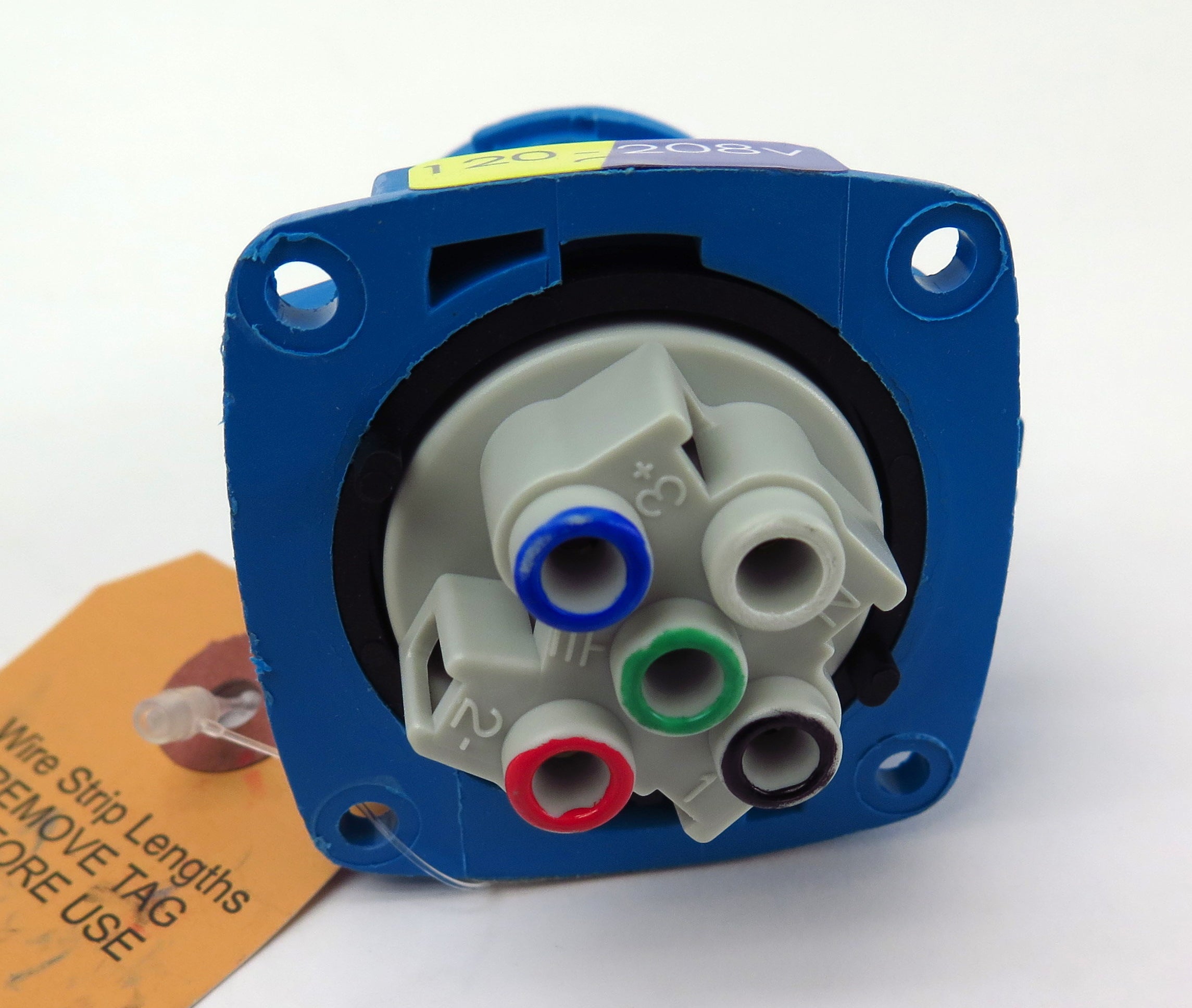 Meltric Inlet Plug 63-18167 120/208VAC 20A DSN20 - Advance Operations