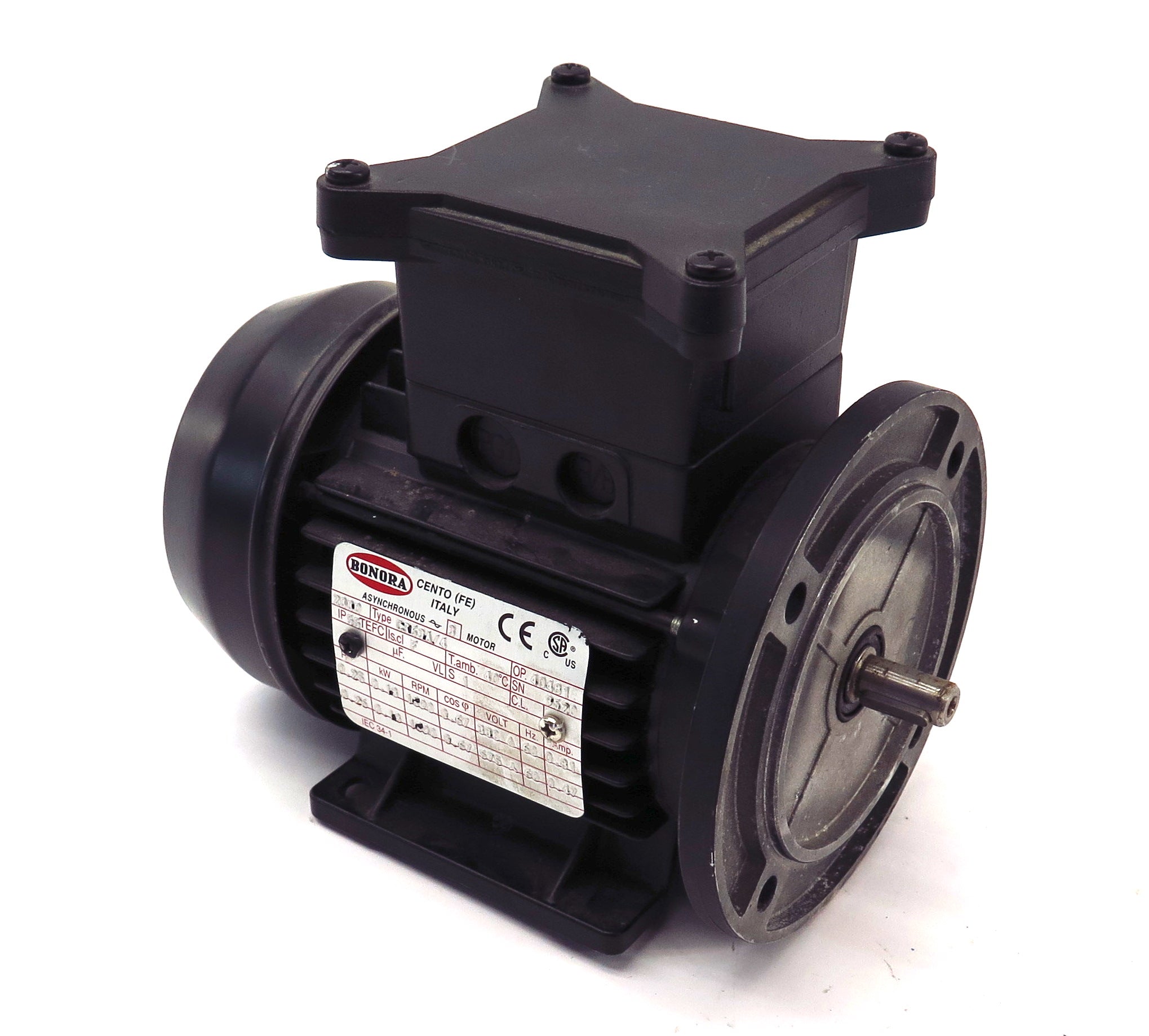 Bonora Asynchronous Electric Motor Type CS63A/4 0.25HP 330/550V - Advance Operations