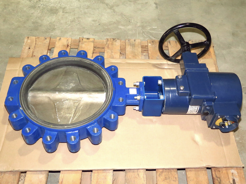 DelVal Deltech Butterfly Valve DN400 16" + DynaQuip MA88 Electric Actuator - Advance Operations
