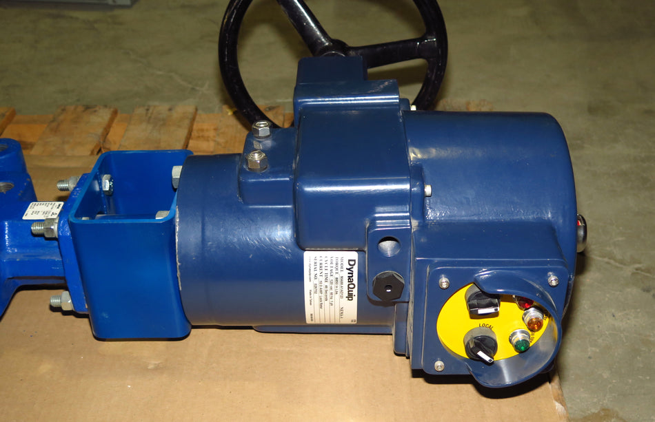 DelVal Deltech Butterfly Valve DN400 16" + DynaQuip MA88 Electric Actuator - Advance Operations