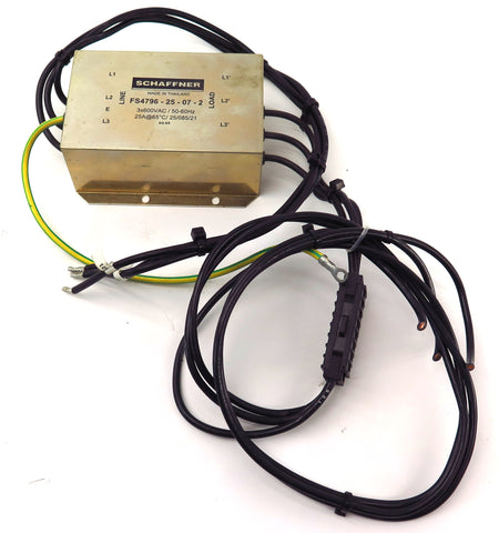 Schaffner Line Filter FS4796-25-07-2 3 x 600Vac - Advance Operations