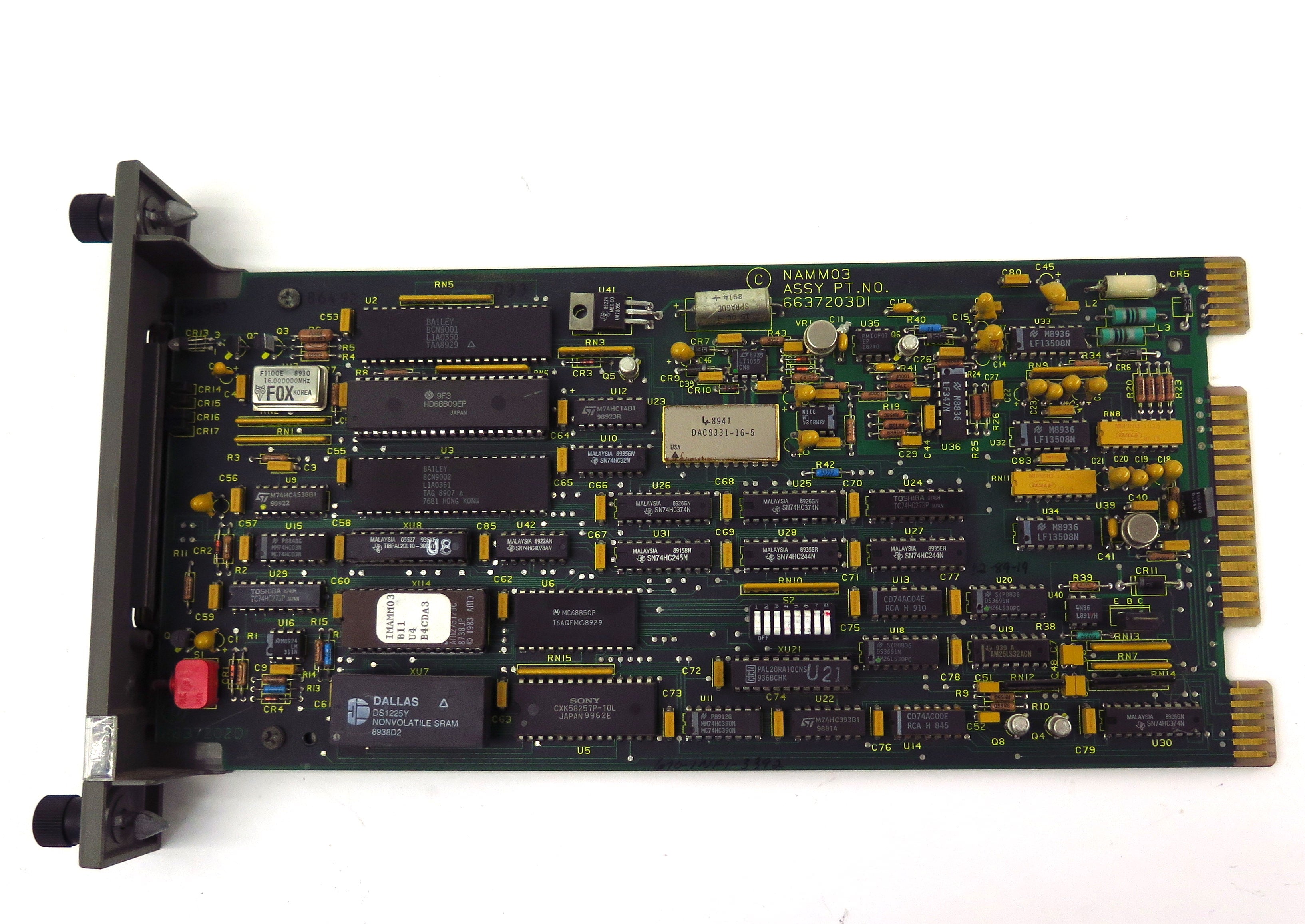 Bailey Infi 90 Analog Master Module NAMM03 - Advance Operations