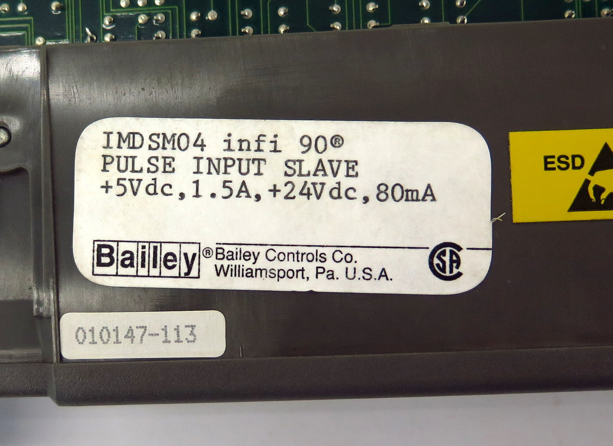 ABB Bailey INFI 90 Pulse Input Slave Module IMDSM04 - Advance Operations
