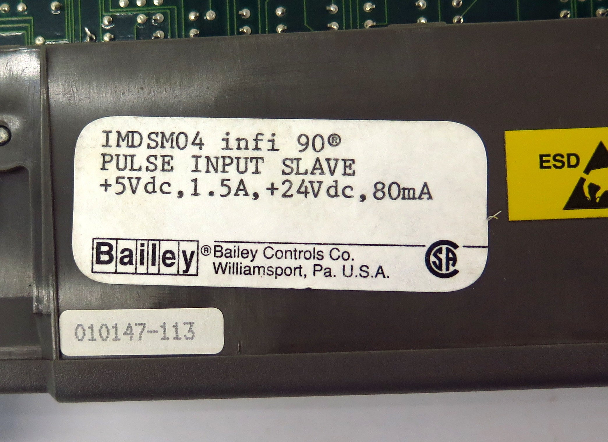 ABB Bailey INFI 90 Pulse Input Slave Module IMDSM04 - Advance Operations