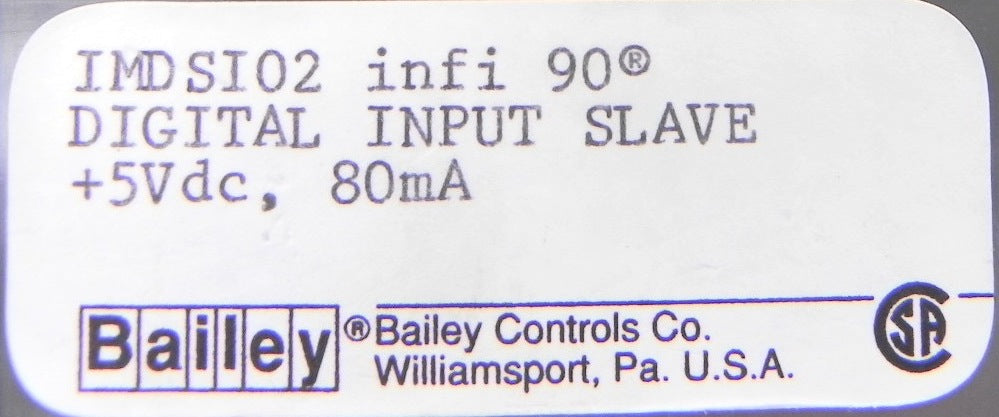 ABB Bailey Infi 90 Digital Input Slave Module IMDSI02 - Advance Operations