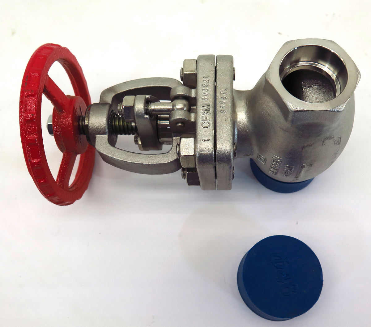 Warren Globe Valve Stainless Steel SS316 Fig 2156-S 1" Socket Weld Class 150 - Advance Operations