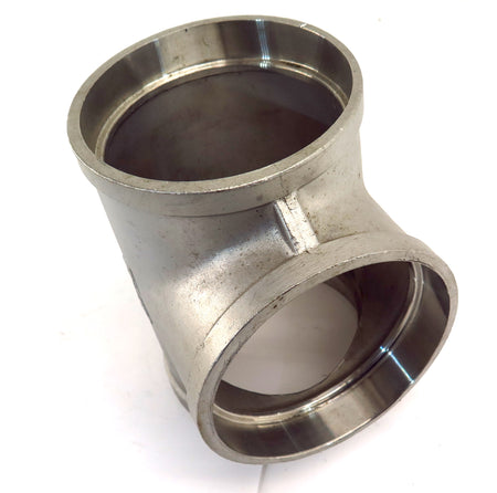 Merit Stainless Steel 316 Socket Weld Tee 4" x 4" x 4" 150LB - Advance Operations