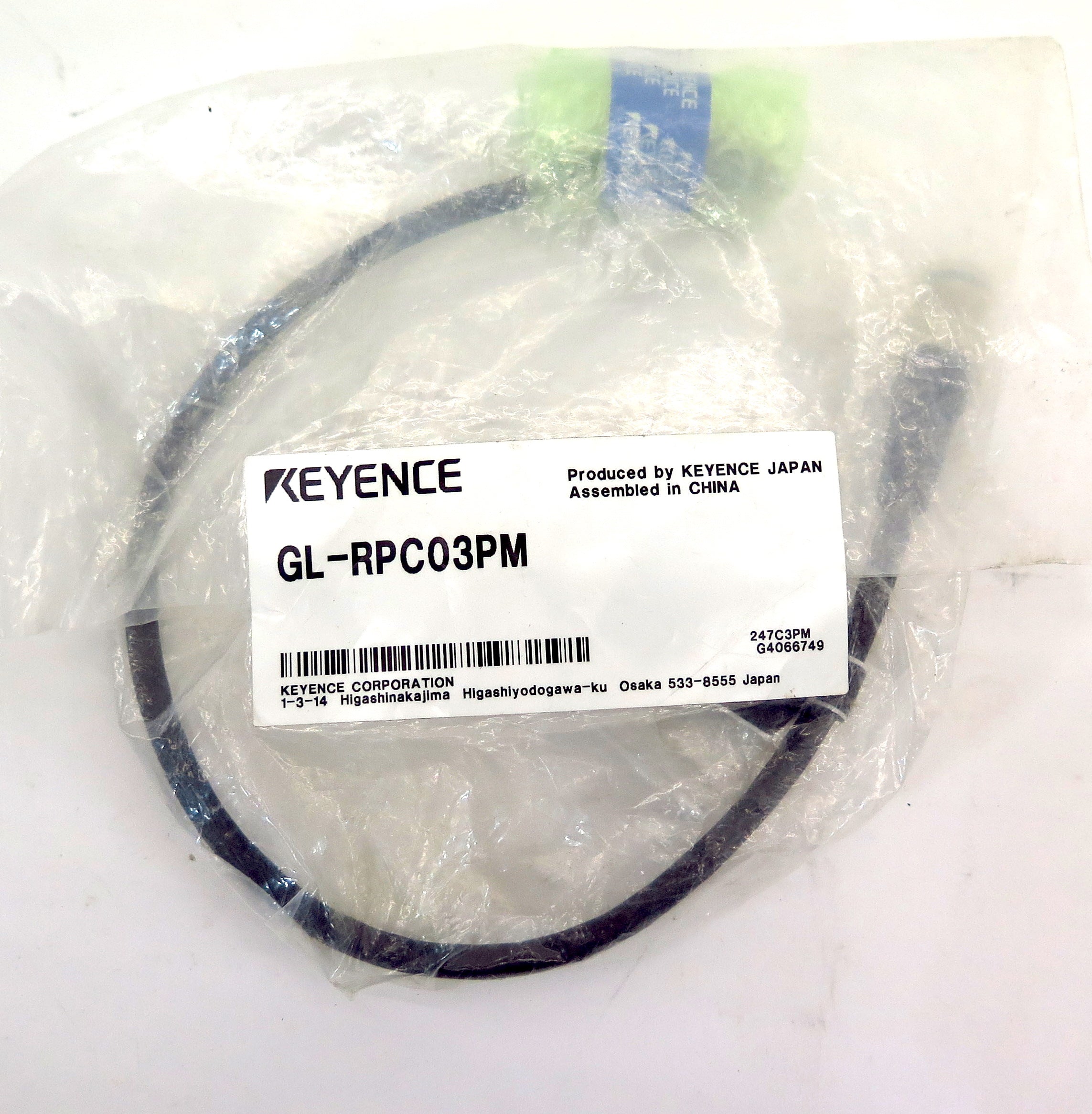Keyence GL-RPC03PM Safety Light Curtain Connection Cable 0.3 m - Advance Operations