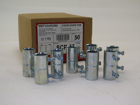 Nesco EMT Electrical Steel Coupling 1/2" SCP-05 (Lot of 44) - Advance Operations