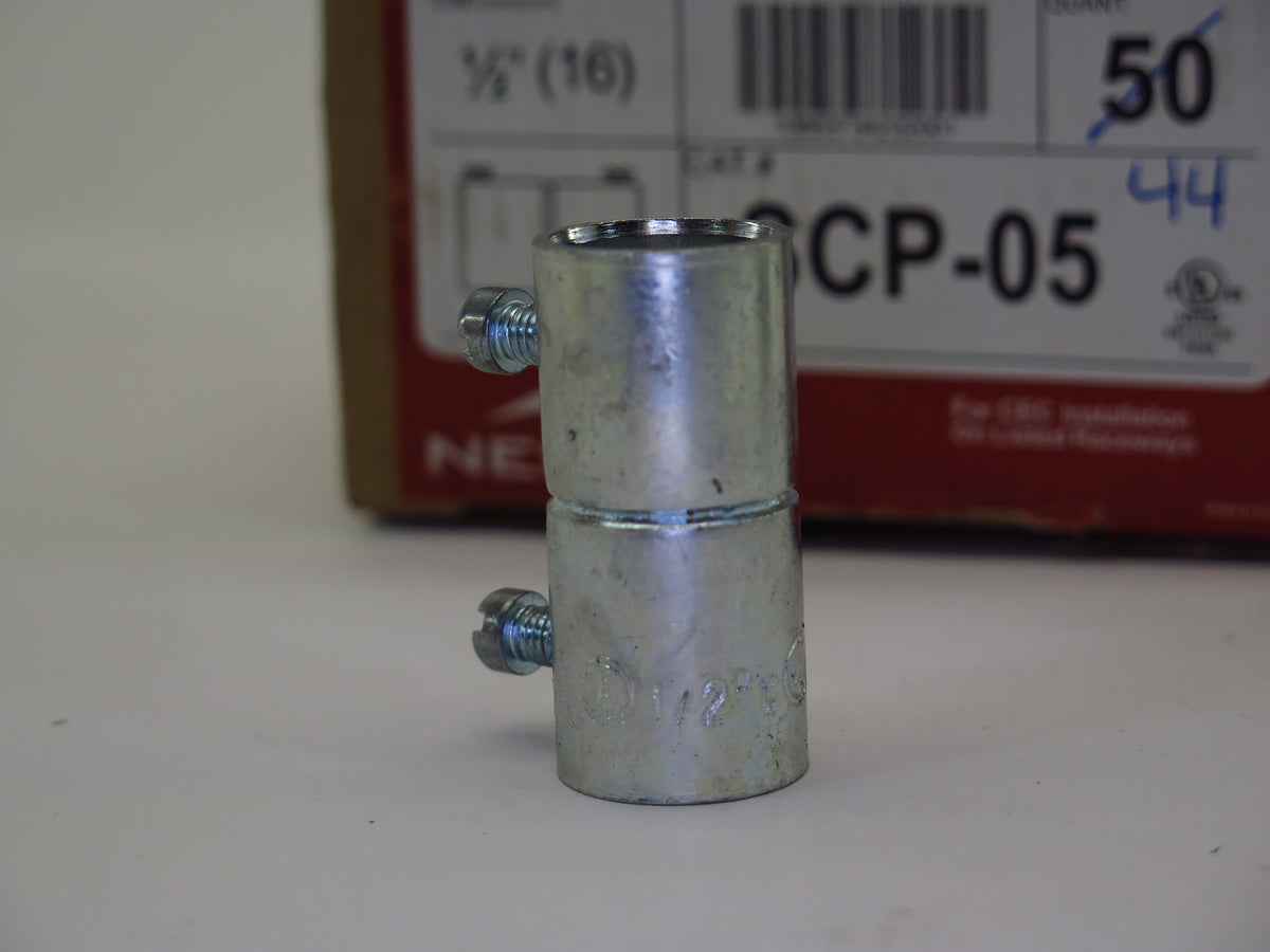 Nesco EMT Electrical Steel Coupling 1/2" SCP-05 (Lot of 44) - Advance Operations