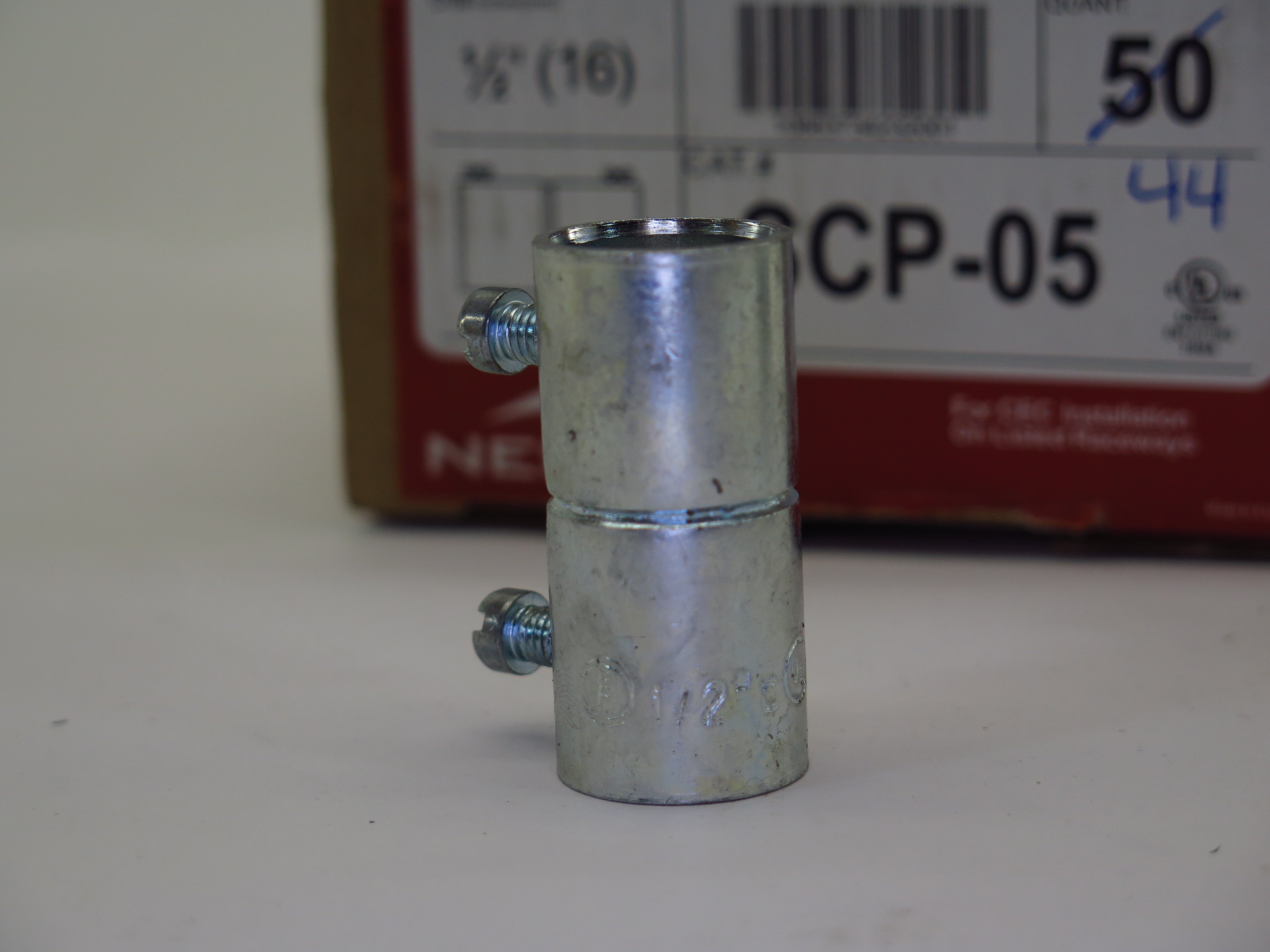 Nesco EMT Electrical Steel Coupling 1/2" SCP-05 (Lot of 44) - Advance Operations