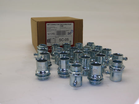 Nesco EMT Electrical Steel Connector 1/2" SC-05 (Lot of 23) - Advance Operations