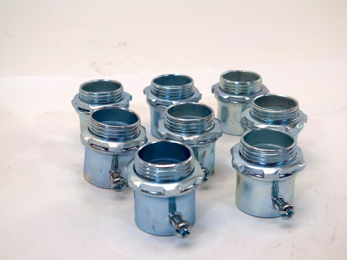 Nesco EMT Electrical Steel Connector 1" SC-10 (Lot of 8) - Advance Operations