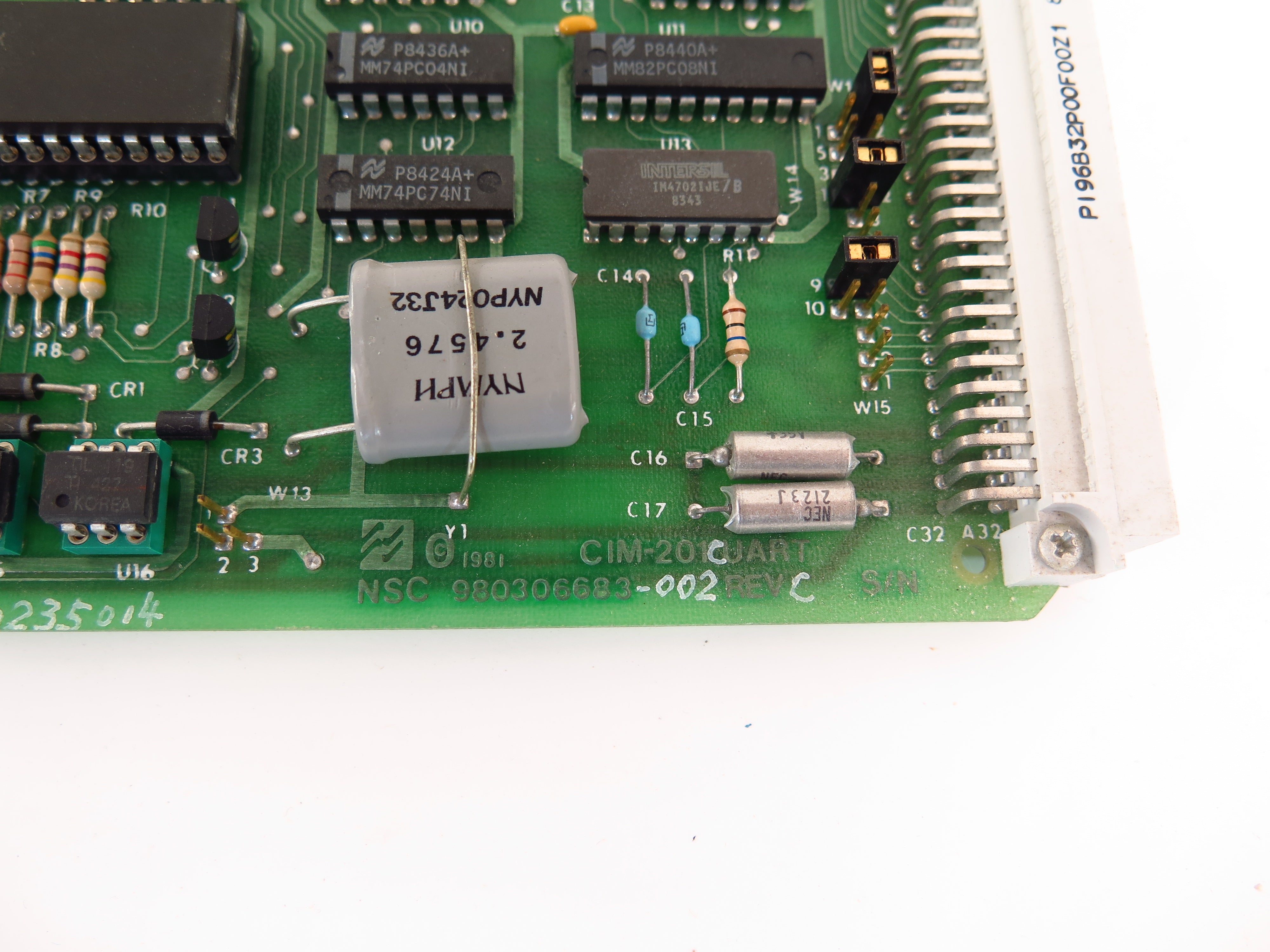 NSC National Semiconductor 980306683-002 Circuit Board Rev. C - Advance Operations