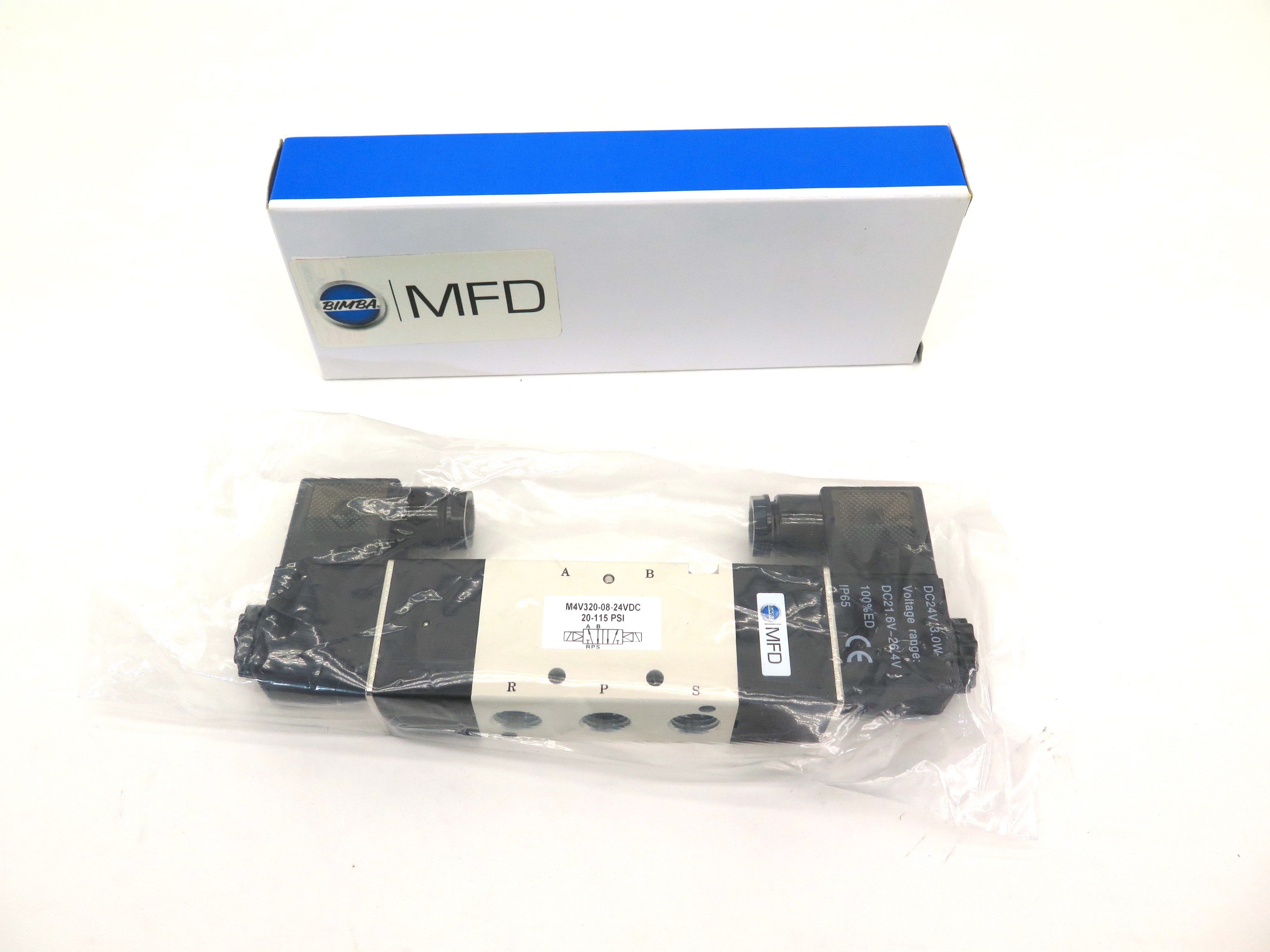 Bimba MFD M4V320-08-24VDC Solenoid Valve 20-115 PSI - Advance Operations