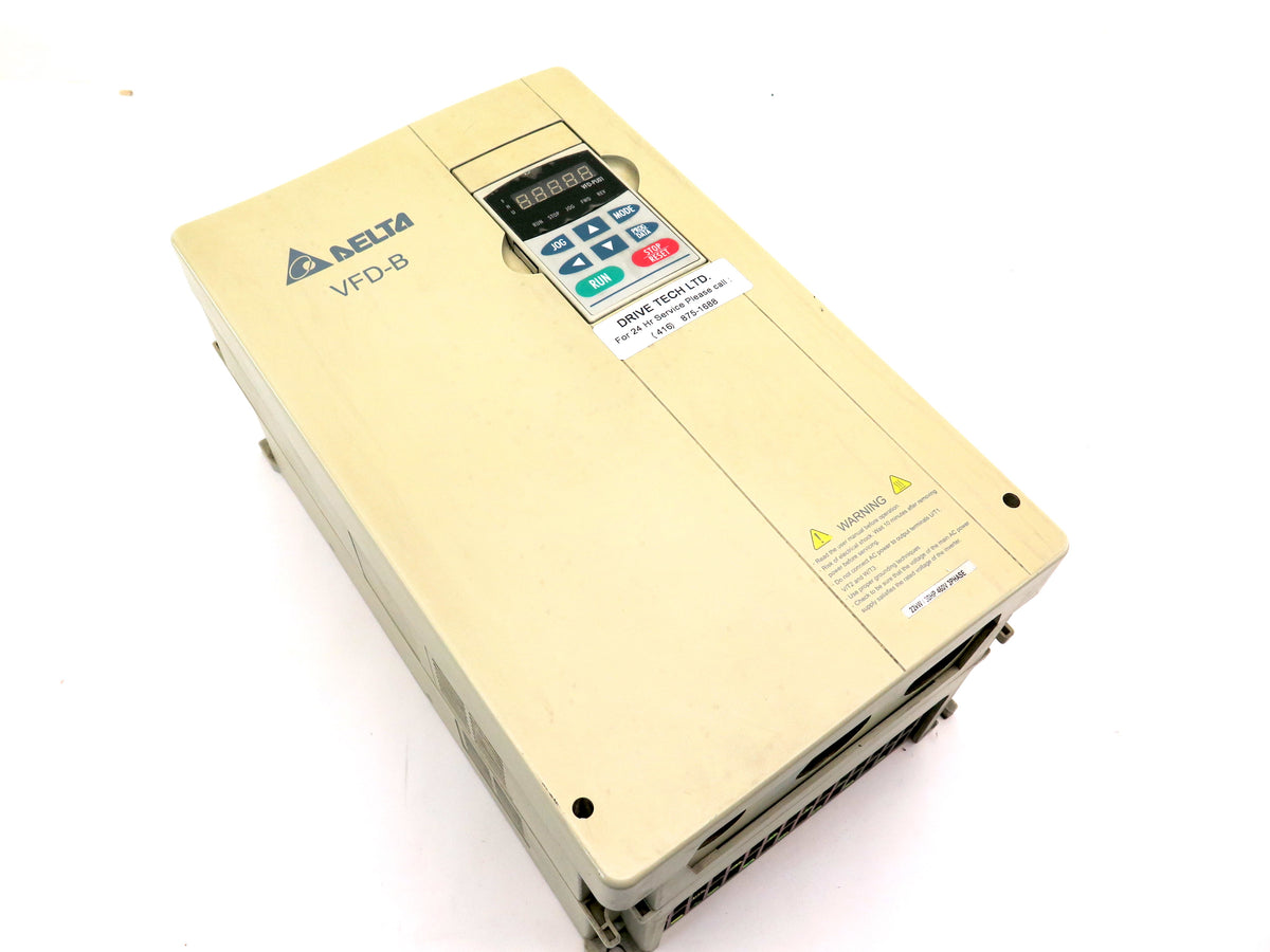 Delta VFD220B43A Inverter Frequency Converter 30HP 380-480V 49A - Advance Operations