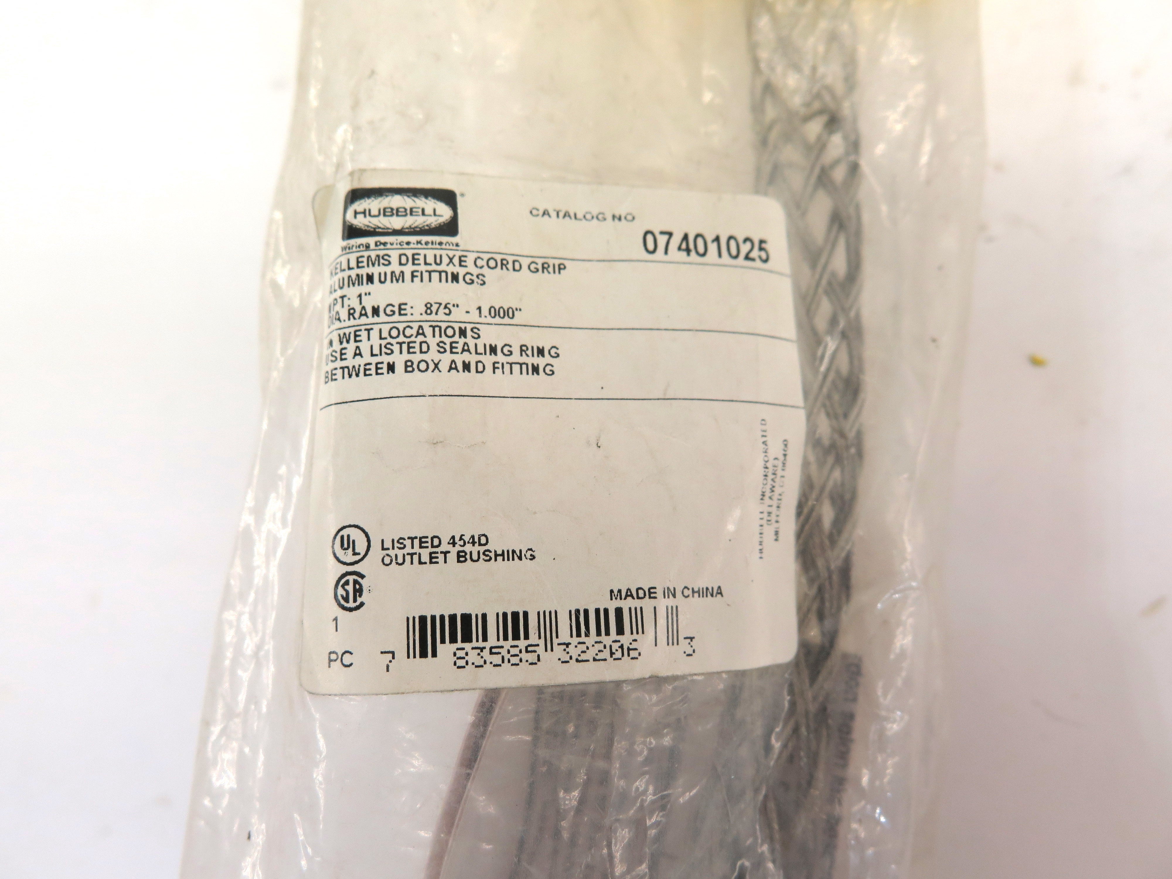 Hubbell 07401025 Deluxe Cord Grip - Advance Operations