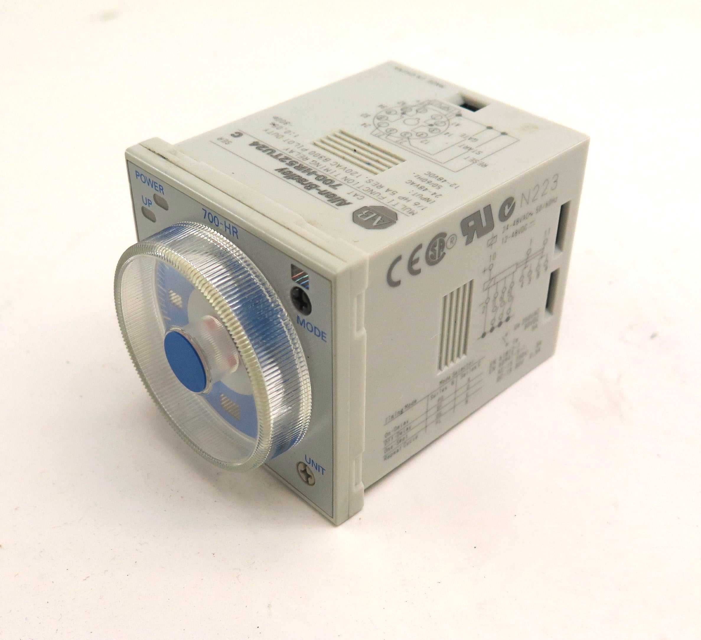 Allen-Bradley 700-HR52TU24 Multi Function Timing Relay 1/6HP 5A 120Vac - Advance Operations