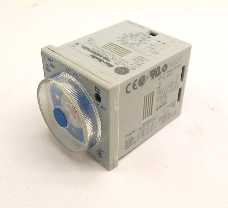 Allen-Bradley 700-HR52TU24 Multi Function Timing Relay 1/6HP 5A 120Vac - Advance Operations