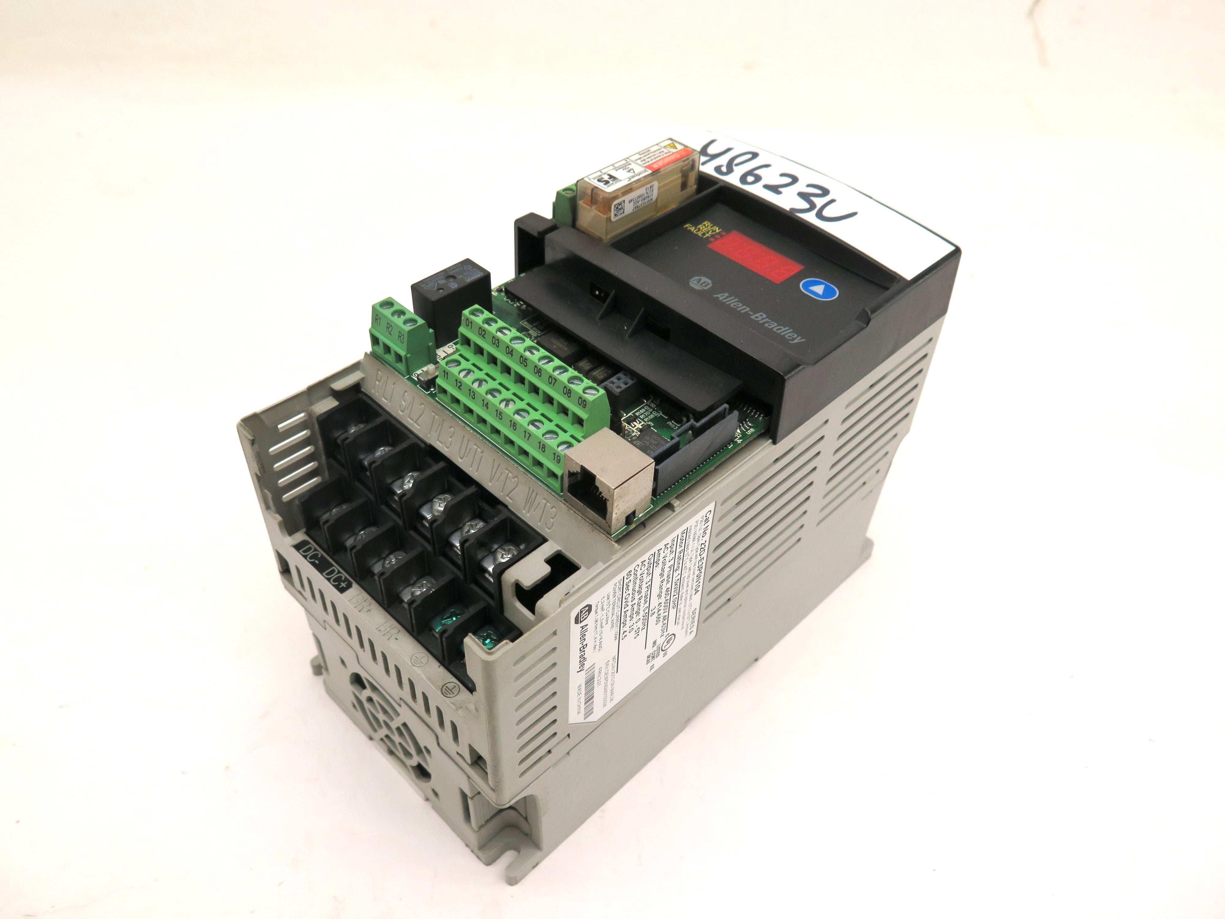 Allen-Bradley 22D-E3P0N104 AC Drive 1.5kW / 2Hp 460-600Vac  NO COVER - Advance Operations
