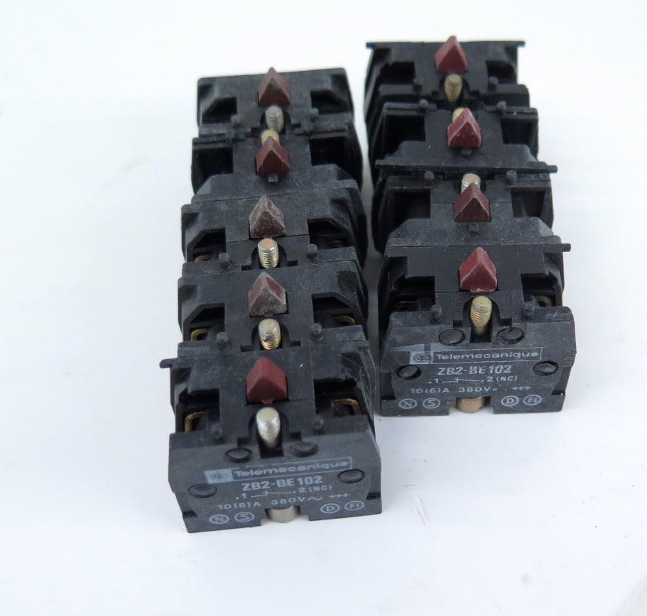 Telemecanique / Schneider ZB2-BE102 Push Button Switch LOT OF 10 - Advance Operations