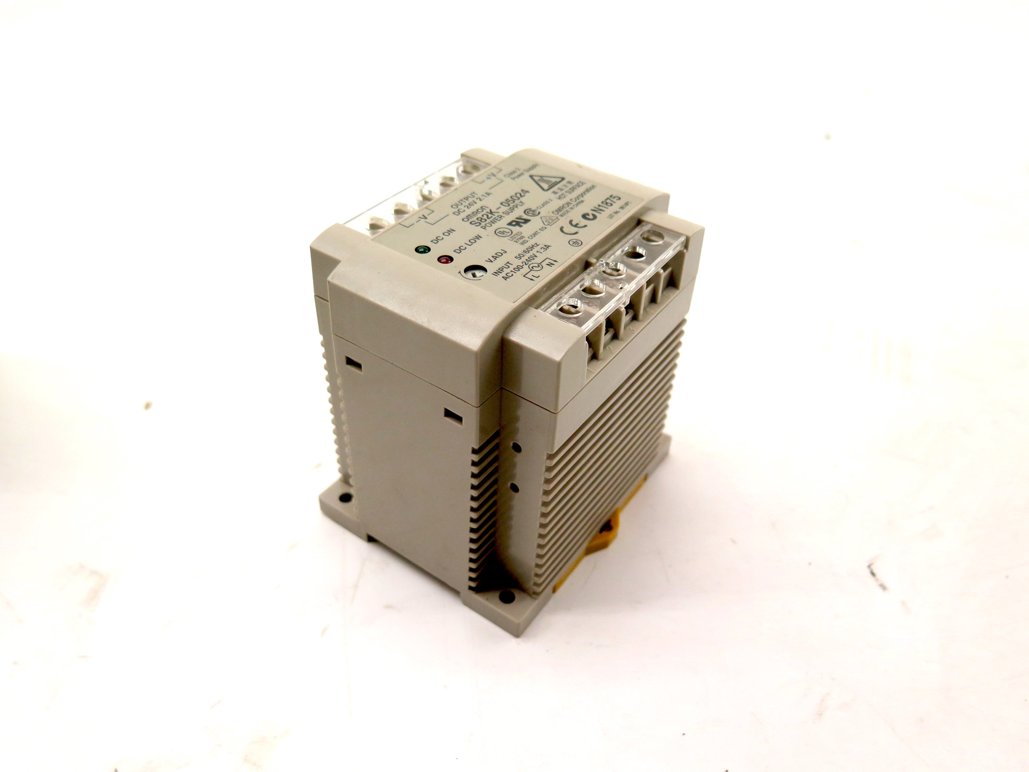 Omron S82K-05024 Power Supply Input 100-240V Output 24Vdc LOT OF 2 - Advance Operations