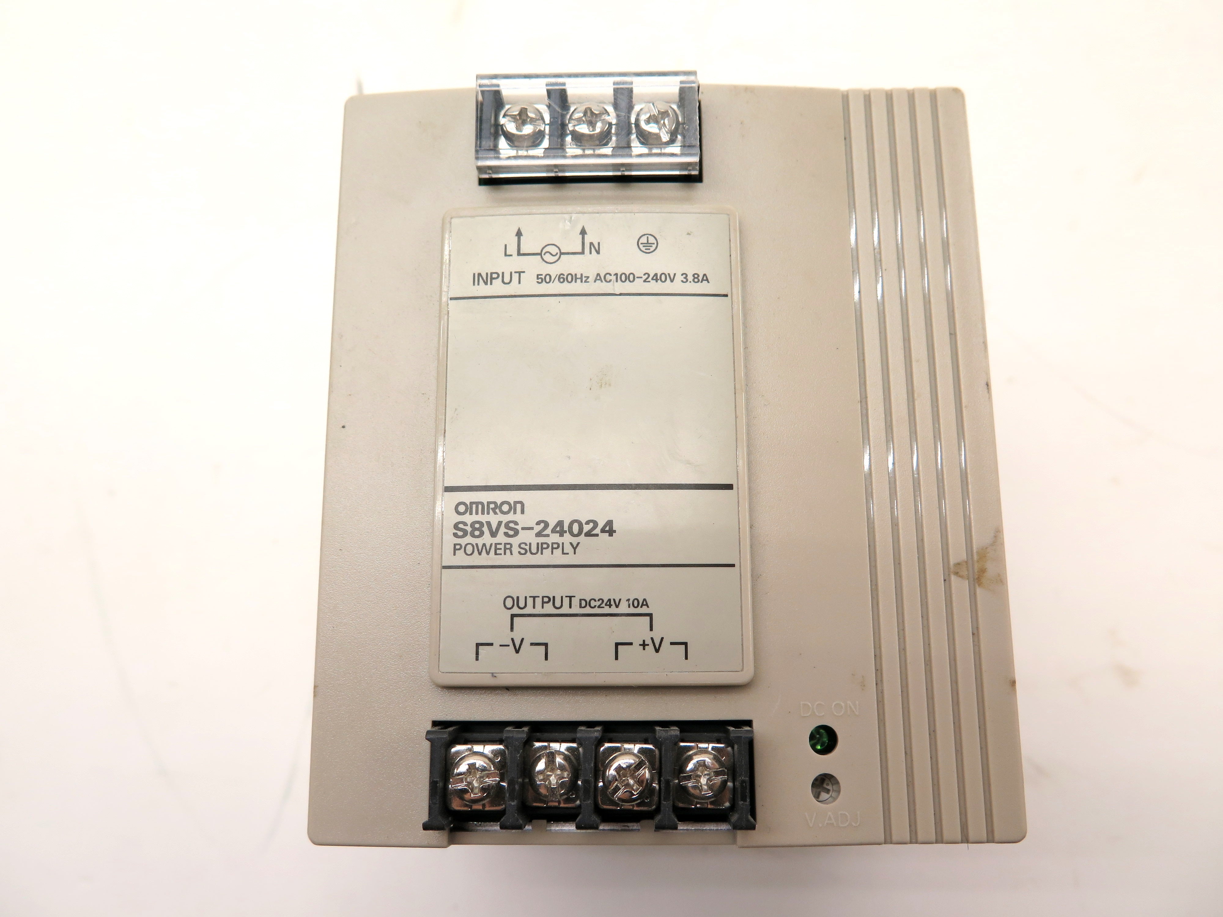 Omron S8VS-24024 Power Supply Input 100-240V 3.8A Output 24VDC 10A - Advance Operations