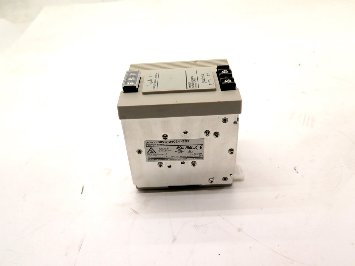 Omron S8VS-24024 Power Supply Input 100-240V 3.8A Output 24VDC 10A - Advance Operations